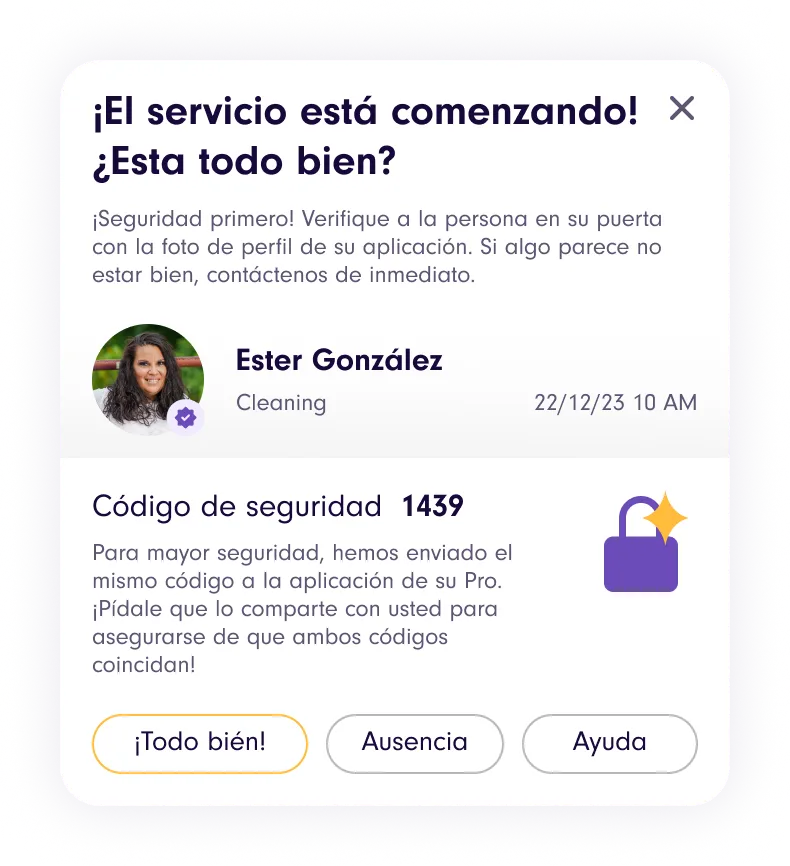 Image of dashboard from the Yazta app